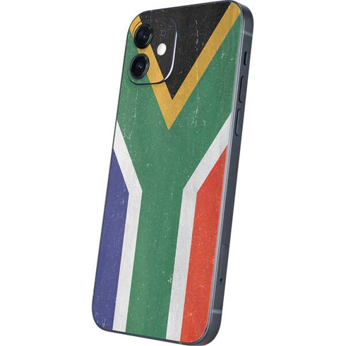 South Africa Flag Distressed iPhone 12 Mini Skin